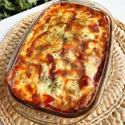 Parmegiana de Carne moída – Receita completa em baixo — clica em Ver mais 👇