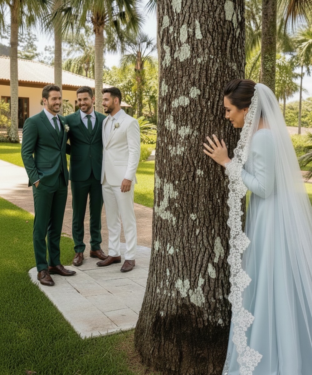 Poco antes de la boda, la novia escuchó la confesión del novio y decidió vengarse de él.