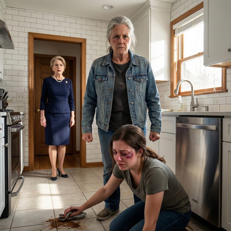 “Mãe, vem me buscar, por favor…” Quando a ligação caiu, não liguei para a polícia; liguei para a minha unidade. A sogra dela estava parada na porta, arrogante e com um sorriso desdenhoso. “Ela é casada agora. Isso é um assunto familiar privado”, disse ela. Encarei-a, meus olhos já tendo visto zonas de guerra, e respondi: “Não mais”. Arrombei a porta. Quando encontrei minha filha limpando o próprio sangue do chão, soube que aquilo não era um casamento; era uma câmara de tortura. Eles pensavam que estavam lidando com uma velha indefesa. Estavam prestes a descobrir por que meus inimigos me chamam de “General de Ferro” e por que eu acabara de autorizar um ataque em grande escala.