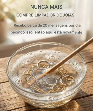 Guia de limpeza de joias “faça você mesmo”