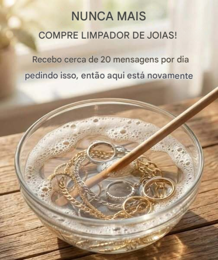 Guia de limpeza de joias “faça você mesmo”