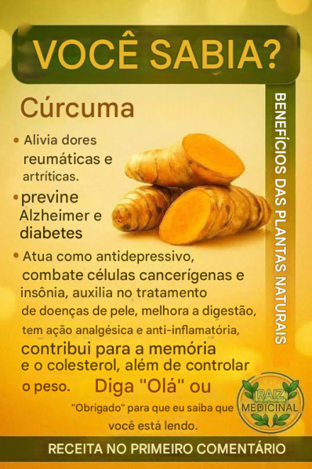 Benefícios da cúrcuma