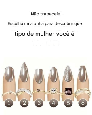 Qual unha te atrai mais? Ela revela que tipo de mulher você é.