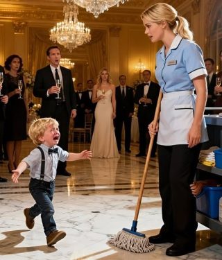 El hijo del millonario estaba llorando.