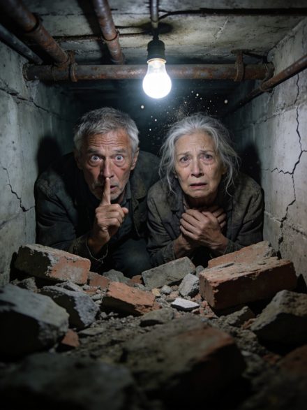 Eles nos trancaram no porão para levar nossa casa, mas meu marido sussurrou: “Eles não sabem o que há por trás daquela parede.” Ninguém esperava que a traição do nosso filho nos salvasse…