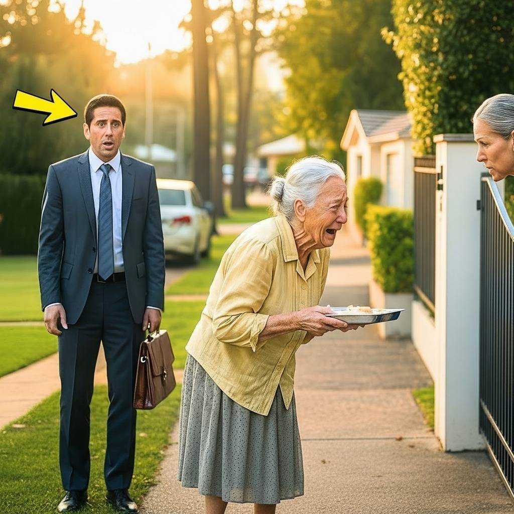 Filho de milionário volta de viagem e encontra a mãe pedindo comida aos vizinhos… o que ela revela…