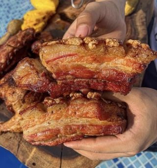 Torresmo super crocante!