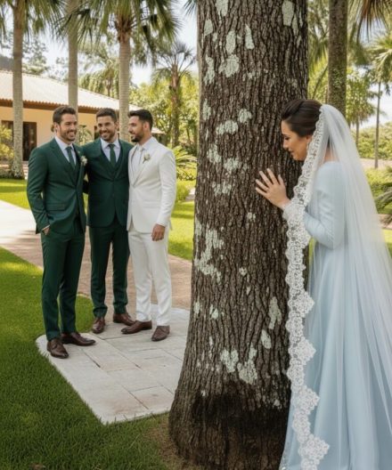 Pouco antes do casamento, a noiva ouviu a confissão do noivo e decidiu se vingar dele.