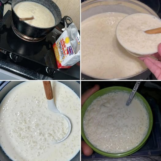 Faça arroz doce