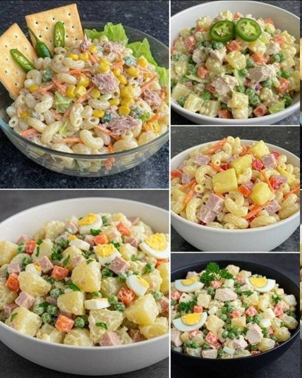Salada de massa com atum: cremosa, refrescante e pronta em 15 minutos.