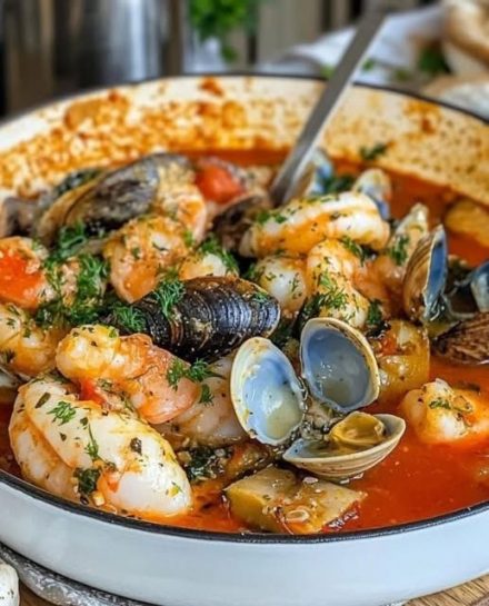 Ensopado de frutos do mar com molho rouille: uma delícia à espera de ser descoberta!