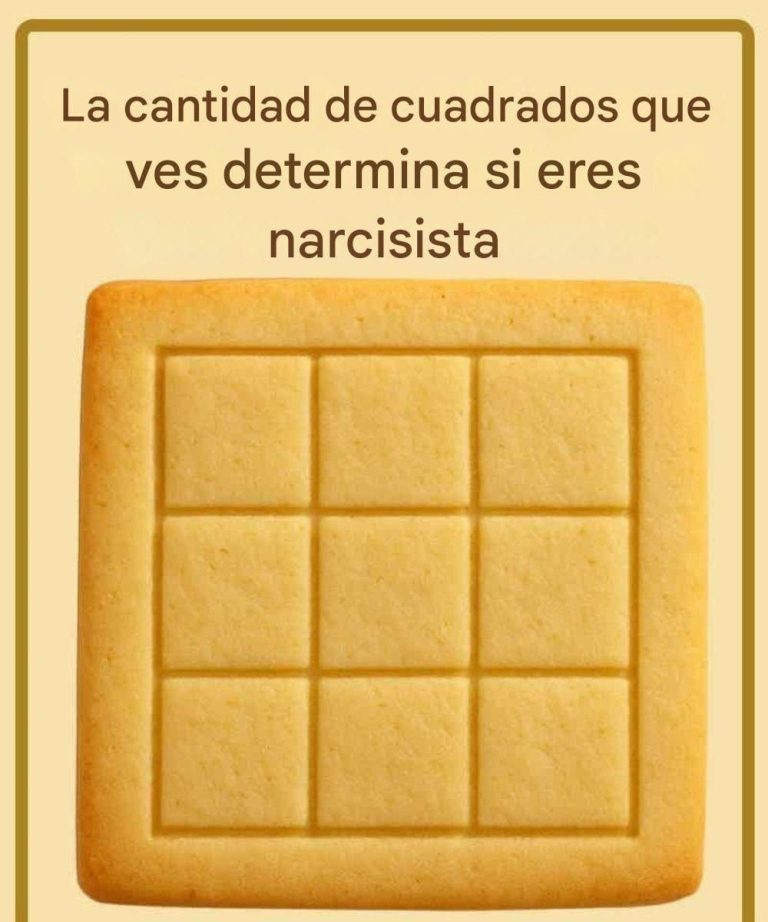 O número de quadrados que você vê determina se você é narcisista.