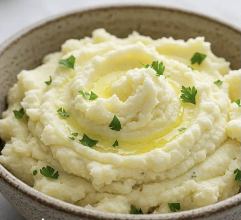 Purê de batatas caseiro com manteiga e alho: um acompanhamento cremoso e irresistível!
