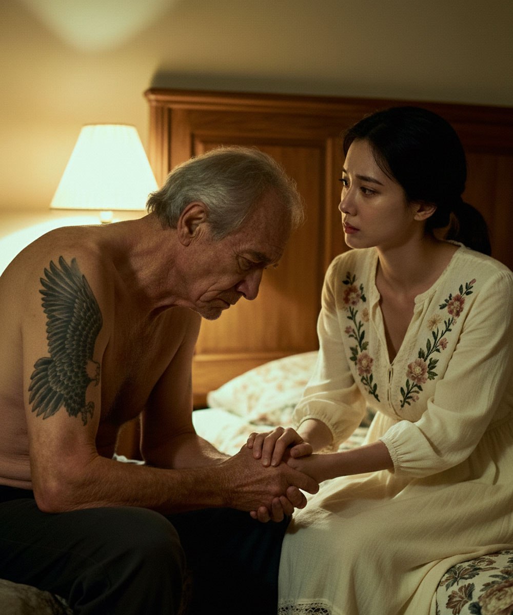 Eu banhei meu sogro paralítico às escondidas do meu marido… e ao descobrir uma marca em seu corpo, caí de joelhos quando o segredo do meu passado foi revelado.