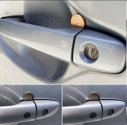 Se você encontrar uma moeda de um centavo na maçaneta da porta do seu carro, isto pode significar o quê?