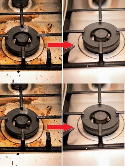 3 dicas caseiras para remover a gordura que gruda nos queimadores da cozinha.