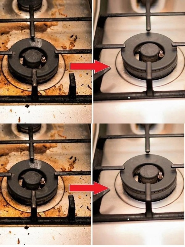 3 dicas caseiras para remover a gordura que gruda nos queimadores da cozinha.
