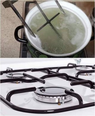 Uma pílula mágica transforma a churrasqueira a gás em algo genial: os depósitos de carvão se desfazem em pedaços.