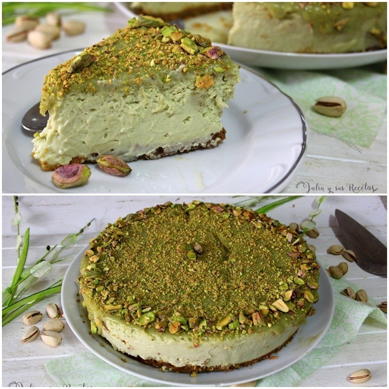 Cheesecake de pistache