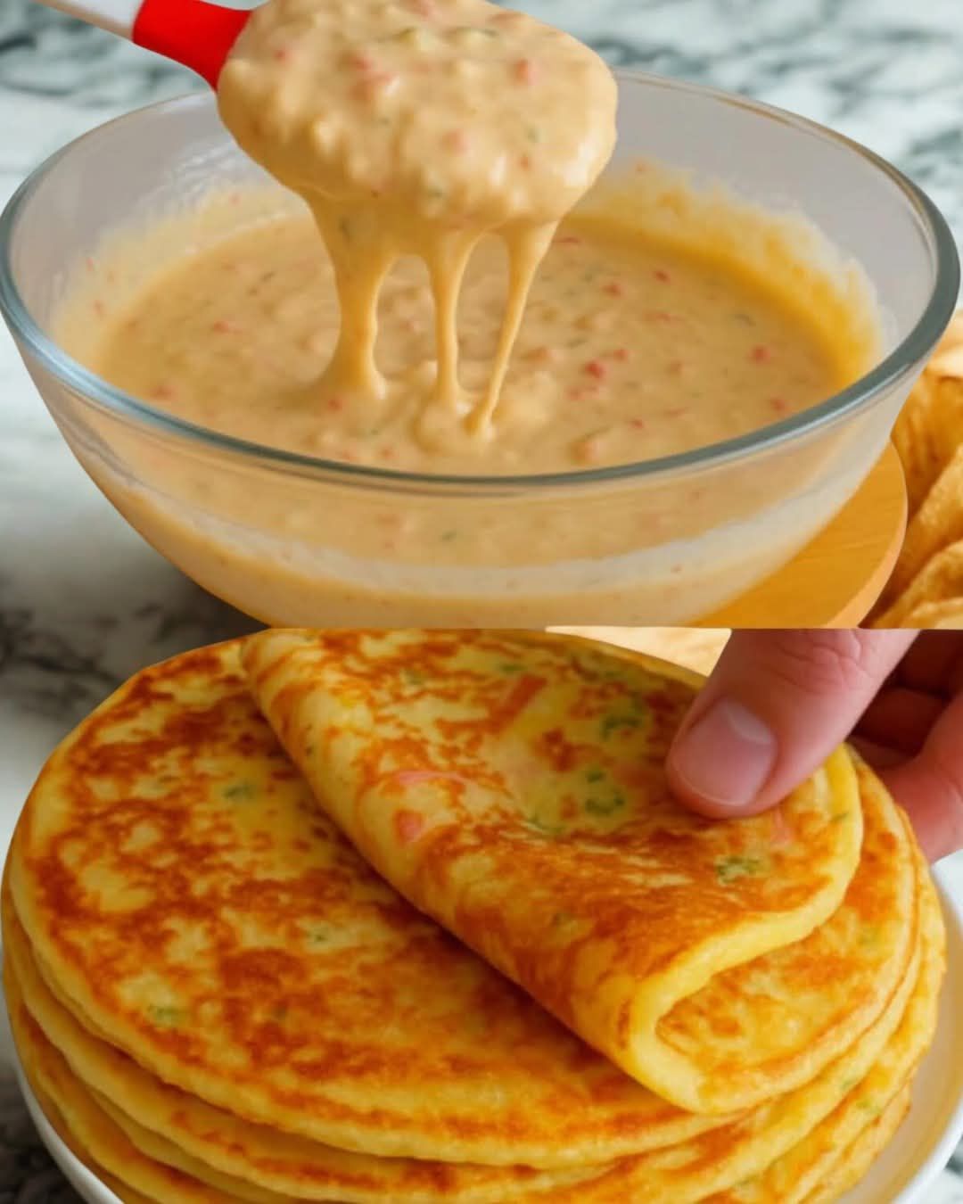 Crepes leves de vegetais: Aproveite esta receita saudável!
