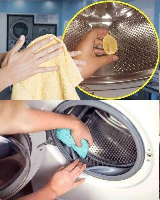 Limão na máquina de lavar