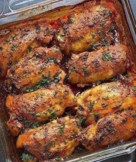 Coxas de frango assadas