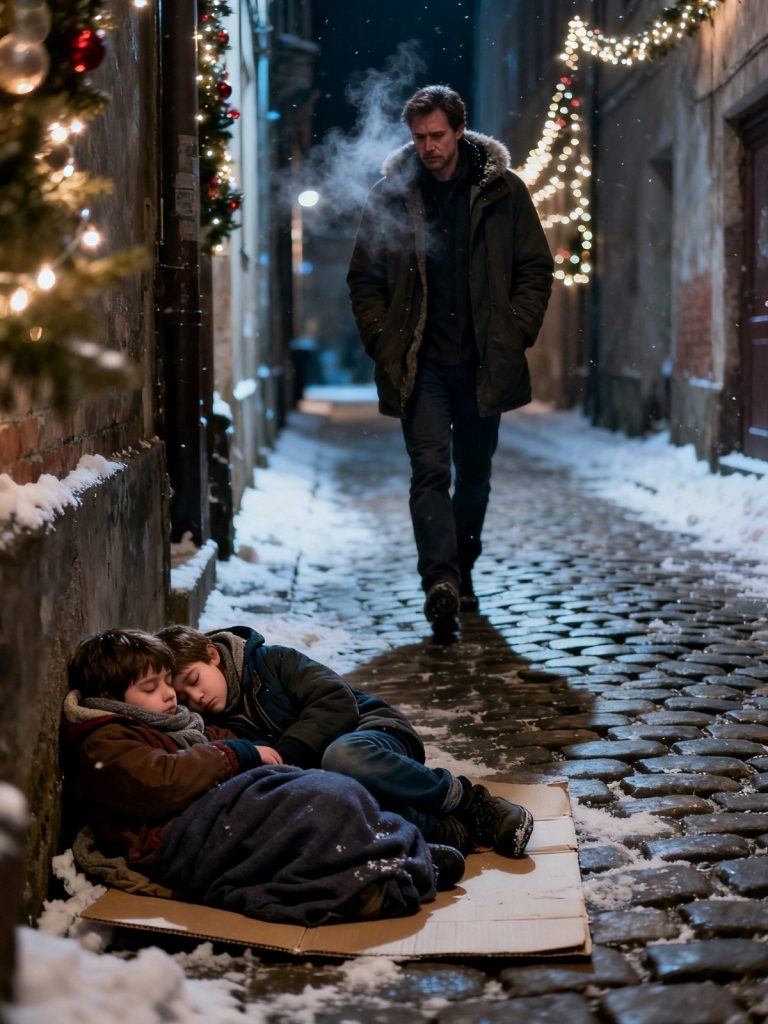 Padre soltero halla a dos gemelas durmiendo entre la basura en Nochebuena. Lo que descubrió al abrir sus relicarios lo dejó paralizado…