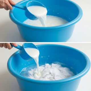 Mas esqueça água sanitária ou vinagre, é isto que deixa todas as suas roupas brancas: zero manchas