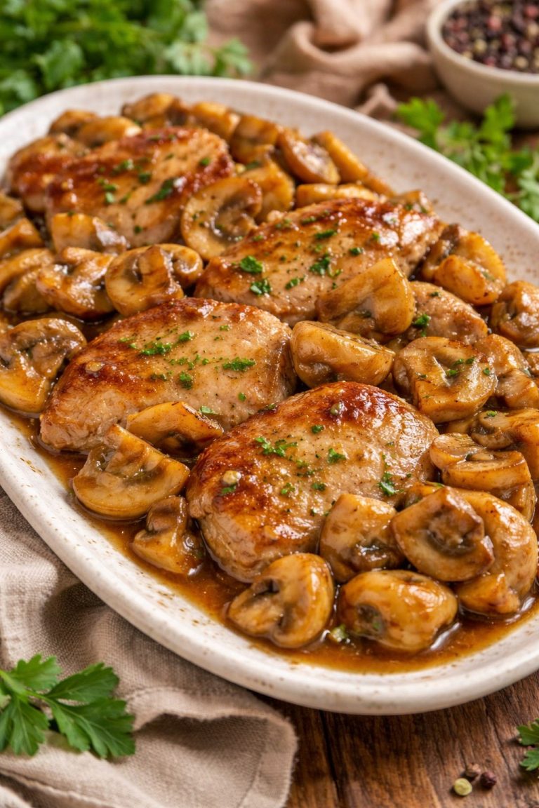 Lombo de porco ao molho de cerveja