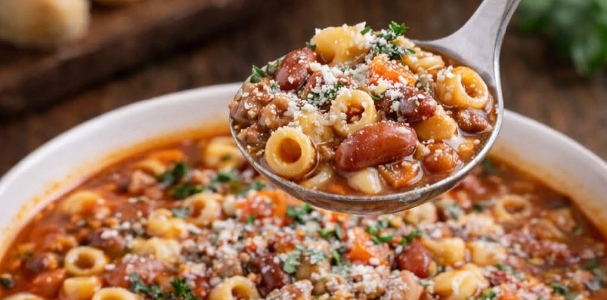 Sopa de pasta y fagioli definitiva