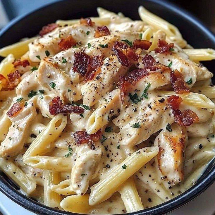 Macarrão com Frango “Case Comigo”: Uma Delícia Cremosa e Cheirosa