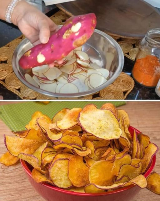 Batatas fritas doces, simples e deliciosas.