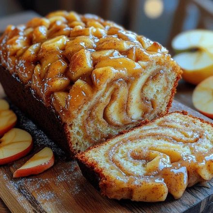 Bolo de maçã com canela