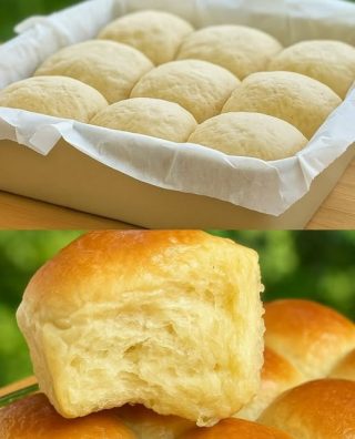 Pãezinhos caseiros fofinhos e amanteigados – uma delícia que derrete na boca!