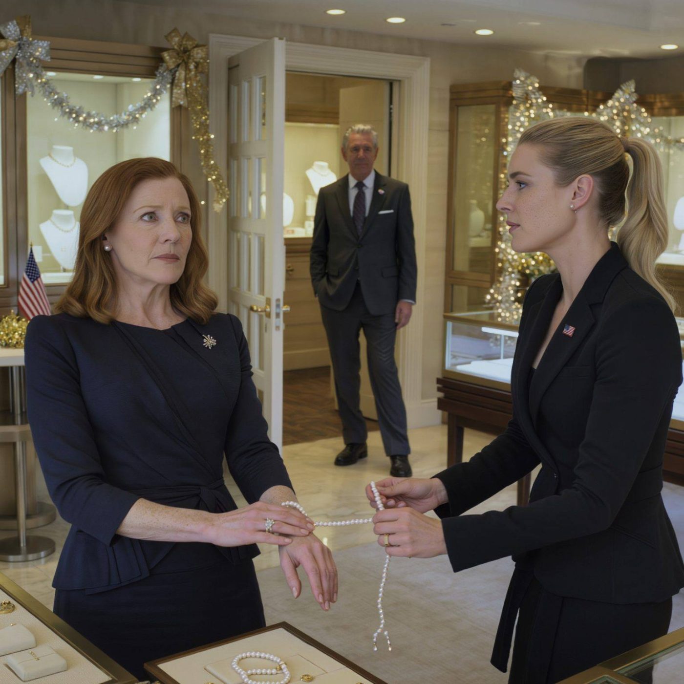 Minha nora pegou minha pulseira na joalheria e disse que era “um absurdo”, porque eu fui tratada como uma pessoa muito importante.