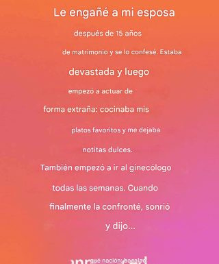 Después de admitir mi error, la reacción de mi mujer lo cambió todo.