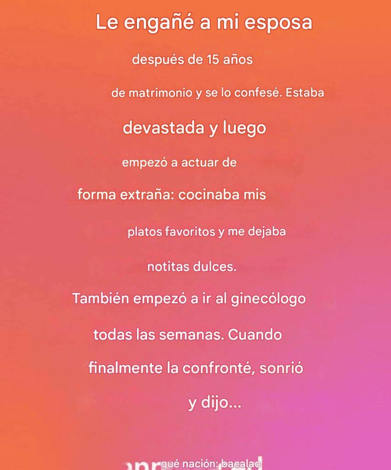 Después de admitir mi error, la reacción de mi mujer lo cambió todo.