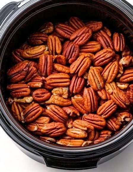 Coloque nozes-pecã cruas em uma panela elétrica com estes 4 ingredientes. Vai fazer o seu inverno ser um sucesso.