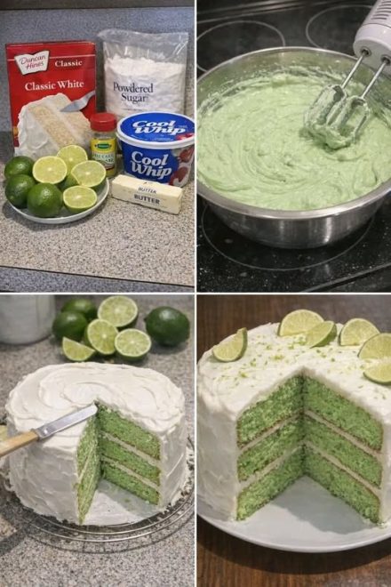 Bolo de libra com cream cheese e limão Key Lime