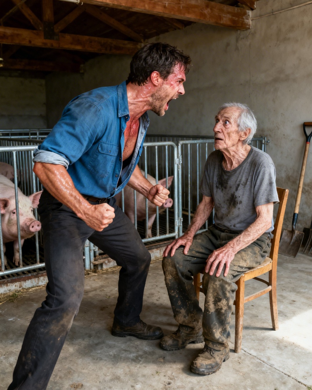 IRMÃO, ONDE ESTÁ A MANSÃO QUE EU TE PEDI PARA CONSTRUIR? POR QUE VOCÊ ESTÁ DORMINDO NUM CURRAL DE PORCOS?