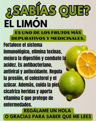 Beneficios del Limón: El Poder Natural para Depurar y Sanar el Cuerpo
