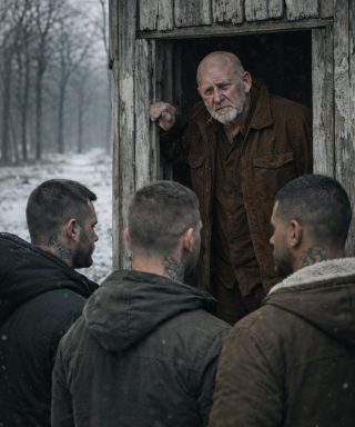 Três vândalos bateram à porta de um velho solitário, confiantes de que tinham uma presa fácil diante deles; mas não faziam ideia de quem estava realmente atrás daquela porta ou como aquela visita terminaria para eles.