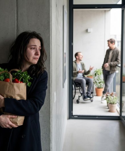 Después de cinco años bañándolo, ayudándolo a moverse y cuidándolo las 24 horas, escuché por casualidad a mi esposo paralítico riéndose con un desconocido. Me llamó su “sirvienta libre” con indiferencia y se jactó de no dejarme ni un centavo.