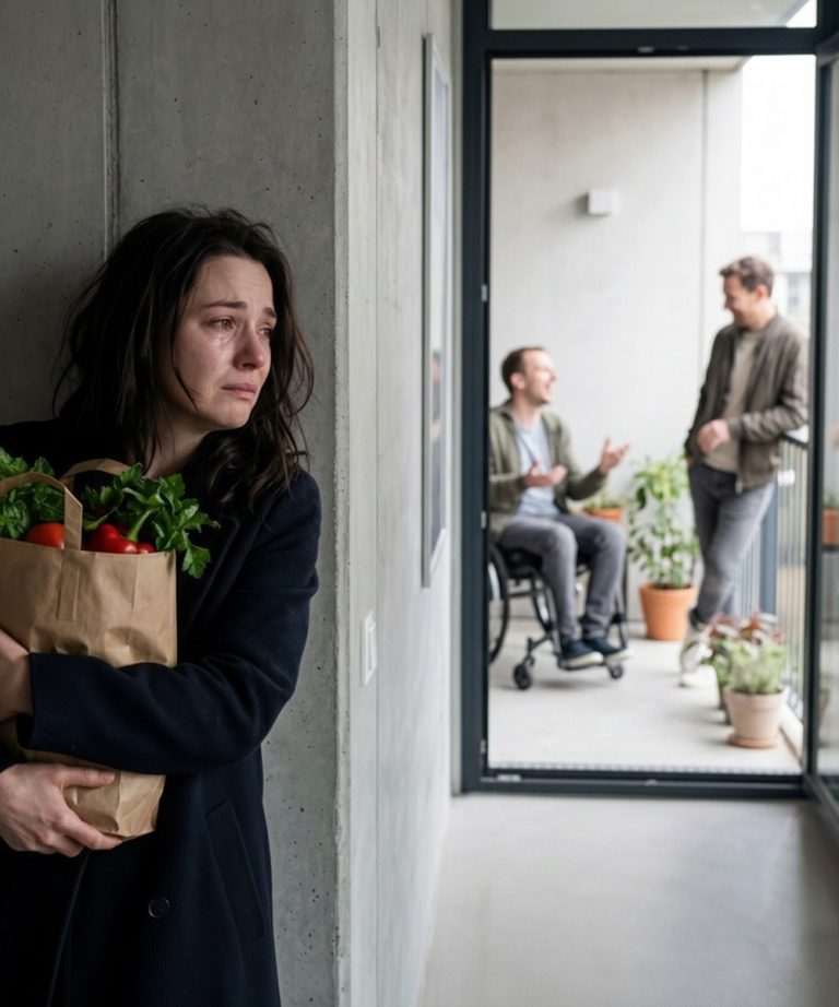 Después de cinco años bañándolo, ayudándolo a moverse y cuidándolo las 24 horas, escuché por casualidad a mi esposo paralítico riéndose con un desconocido. Me llamó su “sirvienta libre” con indiferencia y se jactó de no dejarme ni un centavo.