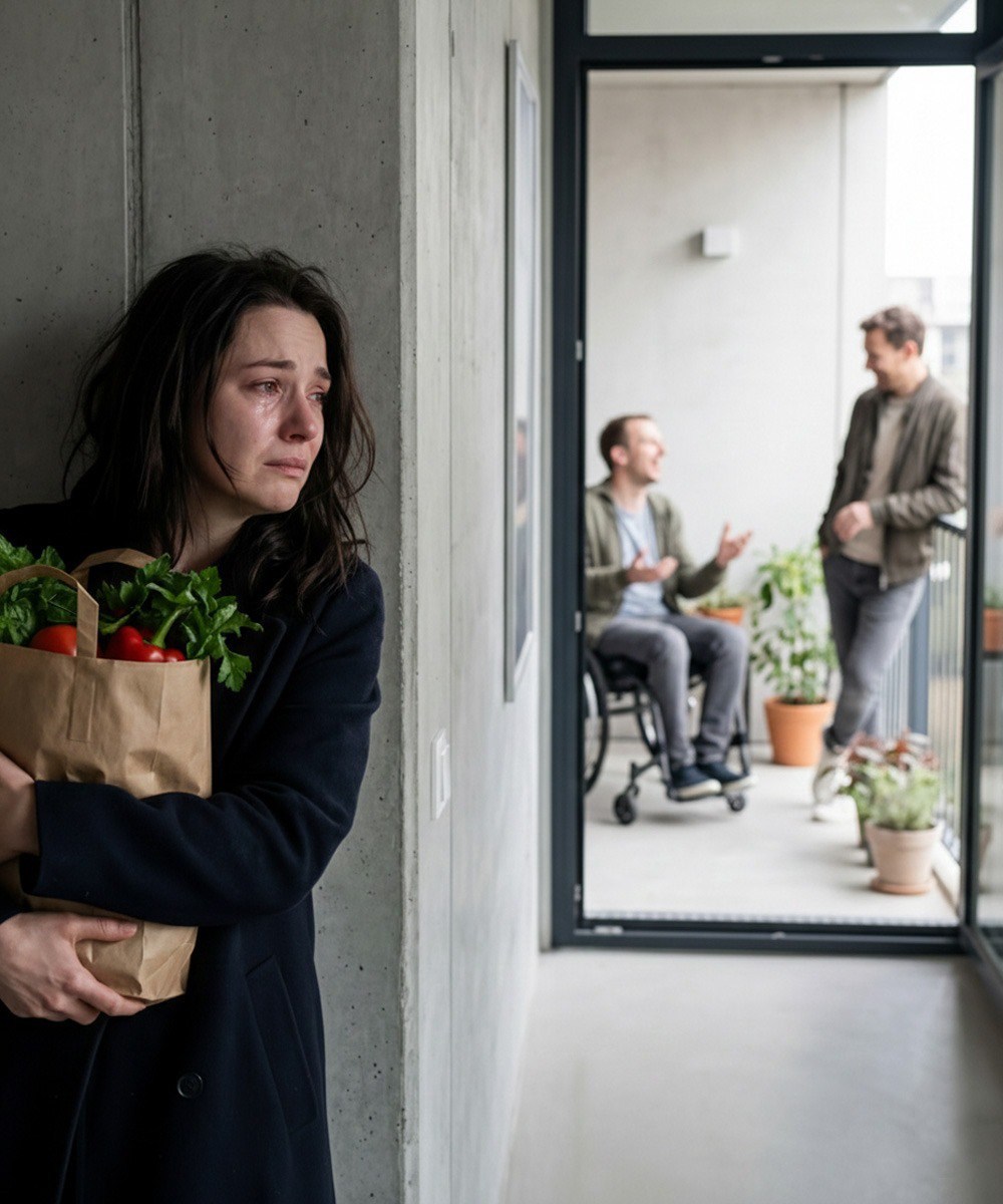 Después de cinco años bañándolo, ayudándolo a moverse y cuidándolo las 24 horas, escuché por casualidad a mi esposo paralítico riéndose con un desconocido. Me llamó su “sirvienta libre” con indiferencia y se jactó de no dejarme ni un centavo.