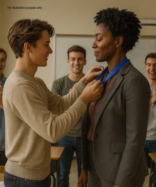 Un grupo de estudiantes racistas agarró a una maestra negra por el cuello en clase y la insultó, sin saber que había sido una SEAL de la Marina…