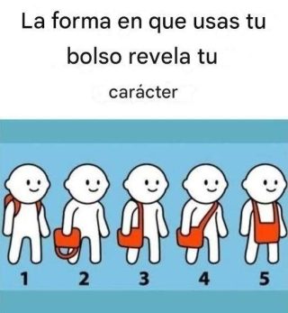 La forma en que usas tu bolso da pistas sobre tu carácter