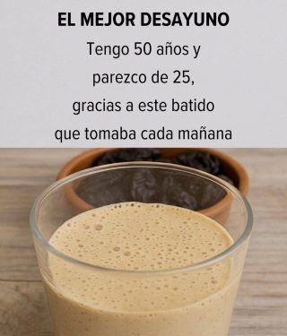 El batido rejuvenecedor que te hace lucir 20 años más joven