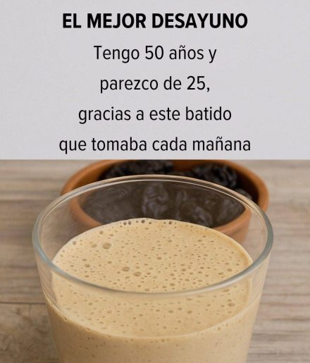 El batido rejuvenecedor que te hace lucir 20 años más joven