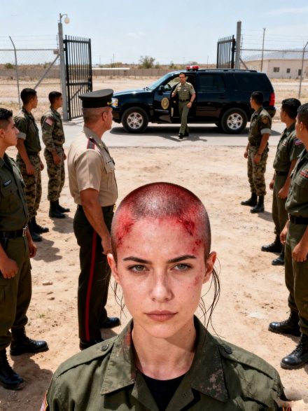 “¡Rápenla, es solo una recluta!”. ¡Le raparon la cabeza por diversión! — Entonces irrumpió un general gritando que ella tiene mayor rango que todos.